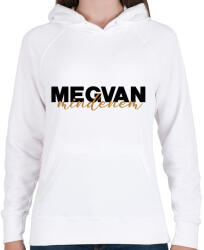 printfashion Megvan mindenem - páros minta - Női kapucnis pulóver - Fehér (16811057)