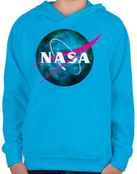 printfashion NASA NEBULA - Gyerek kapucnis pulóver - Azúrkék (870517)