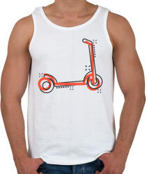 printfashion Elektromos roller - Férfi atléta - Fehér (13760671)