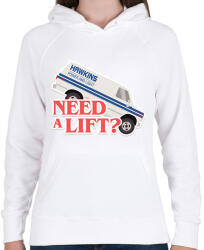 printfashion Need lift? - Női kapucnis pulóver - Fehér (2517709)