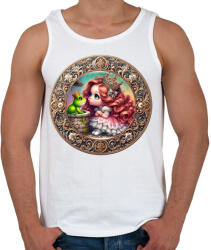 printfashion Elvarázsolt béka - Férfi atléta - Fehér (15625297)