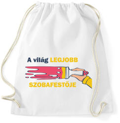 printfashion A világ legjobb festője - Sportzsák, Tornazsák - Fehér (6401420)