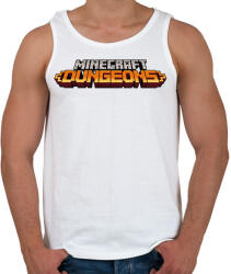 printfashion Minecraft játékmód - Férfi atléta - Fehér (2584645)