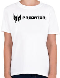 printfashion Ace Predator logo - Gyerek póló - Fehér (2894246)