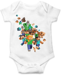 printfashion Minecraft - Baba Body - Fehér (14507424)