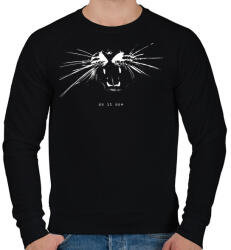 printfashion Do it now - Férfi pulóver - Fekete (14442788)