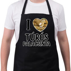 printfashion I love Túrós palacsinta - Kötény - Fekete (10853389)