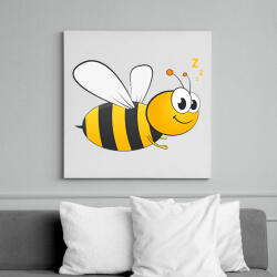 printfashion bee - Vászonkép - Fehér (6639176)