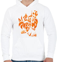 printfashion Dragon Ball - Férfi kapucnis pulóver - Fehér (14992834)