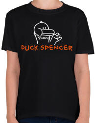 printfashion Duck (Bud) Spencer - Gyerek póló - Fekete (7578489)
