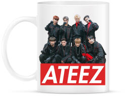 printfashion Ateez Team - Bögre - Fehér (2329321)