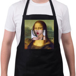 printfashion Nyalókázó Mona - Kötény - Fekete (4935805)