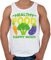 printfashion Healthy food - Férfi atléta - Fehér (8148721)