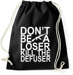 printfashion Kill The Defuser! - Sportzsák, Tornazsák - Fekete (2858469)