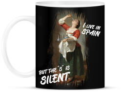 printfashion I live in Spain. . . but - Bögre - Fekete (7087425)