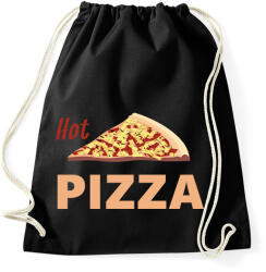 printfashion hot pizza - Sportzsák, Tornazsák - Fekete (1574473)