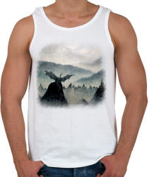 printfashion Szabadság - Férfi atléta - Fehér (8538915)