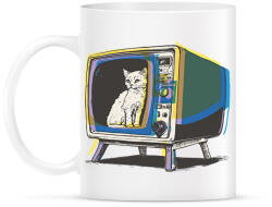 printfashion Retro TV - Bögre - Fehér (13877744)