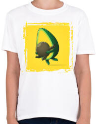 printfashion Avokádó ölelés - Gyerek póló - Fehér (5641234)