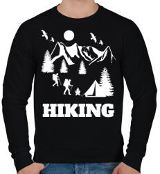 printfashion túrázás - Férfi pulóver - Fekete (4618154)