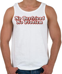 printfashion Nincs pasim, nincs baj - Férfi atléta - Fehér (2408376)