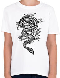 printfashion Sárkány - Gyerek póló - Fehér (13891772)