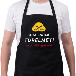 printfashion adj uram türelmet - Kötény - Fekete (4930339)