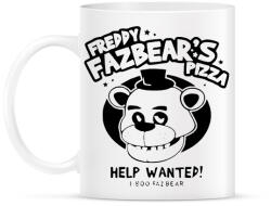printfashion Freddy Fazbears pizza - Bögre - Fehér (14886851)