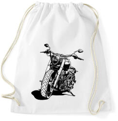 printfashion Motorcycle - Sportzsák, Tornazsák - Fehér (13717688)