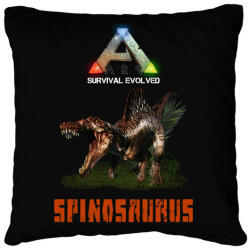 printfashion ark-spinosaurus - Párnahuzat, Díszpárnahuzat - Fekete (5217853)
