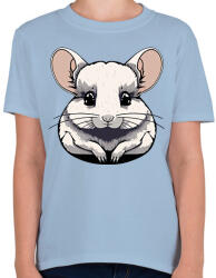 printfashion Csincsilla - Gyerek póló - Világoskék (13665818)