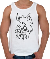 printfashion Princess Mononoke - Férfi atléta - Fehér (10806605)