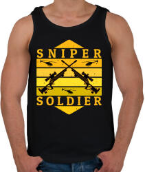 printfashion Sniper - Mesterlövész - Férfi atléta - Fekete (5410493)