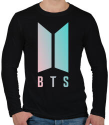 printfashion BTS - Férfi hosszú ujjú póló - Fekete (2028071)