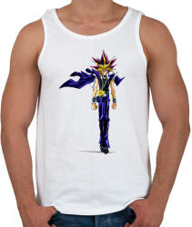 printfashion Muto Yugi - Férfi atléta - Fehér (2050394)