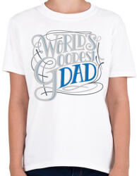 printfashion Coolest dad - a leglazább apa - Gyerek póló - Fehér (4629983)