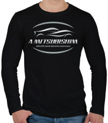 printfashion A mitsubishim nélkül - Férfi hosszú ujjú póló - Fekete (6615673)