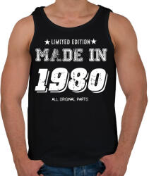 printfashion 1980 - Férfi atléta - Fekete (4050553)