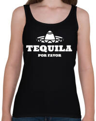 printfashion TEQUILA Por Favor - Női atléta - Fekete (4142664)