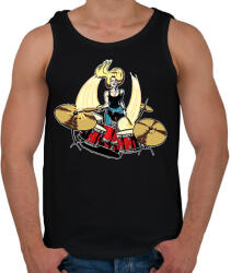 printfashion Dobos csaj - Férfi atléta - Fekete (9128443)