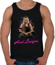 printfashion avril lavigne 2 - Férfi atléta - Fekete (2560198)