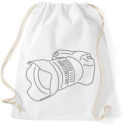 printfashion Camera - Sportzsák, Tornazsák - Fehér (5328475)