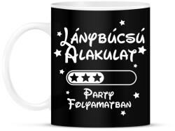 printfashion Lánybúcsú alakulat Party folyamatban - Bögre - Fekete (16487770)