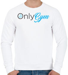 printfashion OnlyGym - Férfi pulóver - Fehér (16747974)