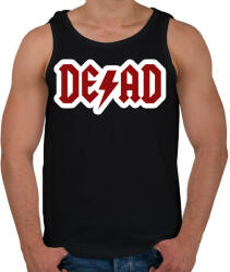 printfashion DEAD - ACDC paródia - Férfi atléta - Fekete (1072701)