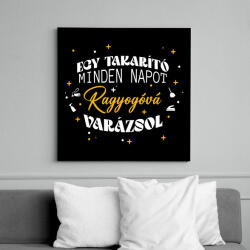 printfashion Ragyogóvá varázsol - Vászonkép - Fekete (9285450)