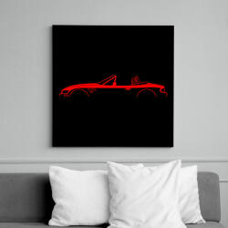 printfashion BMW Z3 Piros - Vászonkép - Fekete (16056443)