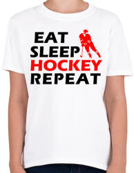 printfashion Hockey 01 - Gyerek póló - Fehér (11709010)
