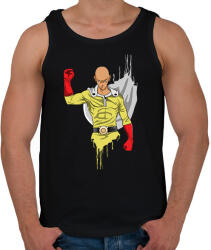 printfashion One Punch Man Saitama - Férfi atléta - Fekete (2272804)