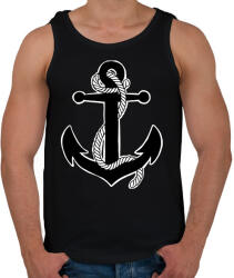 printfashion Horgony - Férfi atléta - Fekete (7267011)